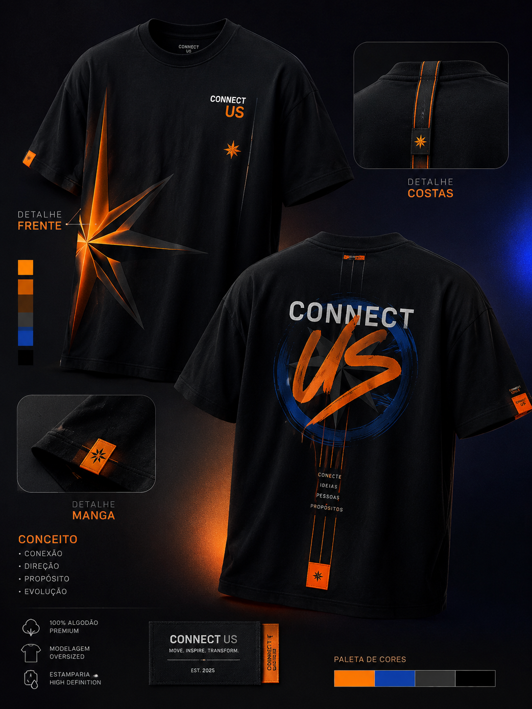 Foto da Camiseta Connect Us Estrela
